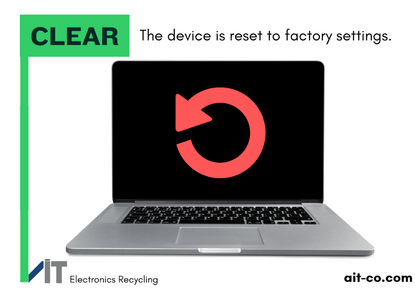 An image of a laptop with a restart icon over it.